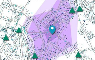 GIS application calculates the optimum location for pharmacies